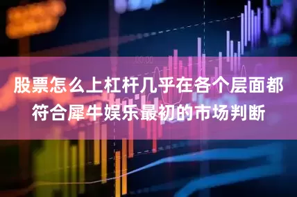 股票怎么上杠杆几乎在各个层面都符合犀牛娱乐最初的市场判断